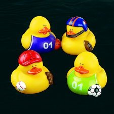 12 Sports Rubber Duckys