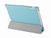 Bild: iPAD 2 PU-Leder Tasche H�lle Case, Blau, mit Display Schutzfolie, mit Aufsteller Funktion, unterst�tzt automatisches An- und Ausschalten des iPads von Apple, viele moderne Farben lieferbar