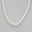 Necklace With Genuine 6.0-6.5mm Freshwater Pearls 925 Sterling silver. Total item weight 23.6g Length 18in