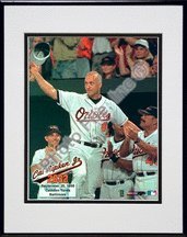 Baltimore Orioles Cal Ripken, Jr. 2632Nd Game Framed Photo