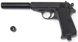 Walther PPK/S with silencer