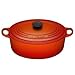 Le Creuset Cast Iron Oval Casserole, Volcanic, 29 cm
