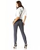 Twill Skinny Suspender Pants Product Image