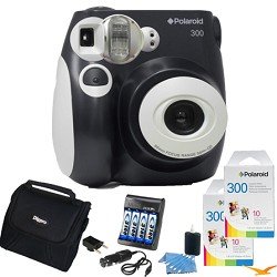 Polaroid 300 Instant Camera, Black Value Bundle