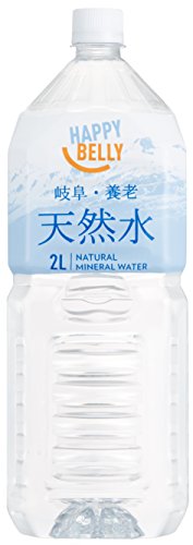 [2CS] Happy Belly 岐阜・養老 天然水 (2L&times;6本) &times;2箱