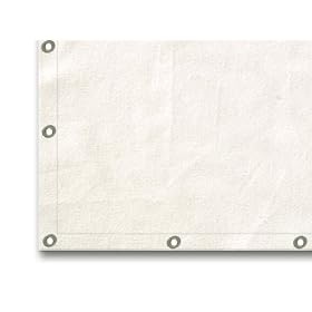 6'x6' Bleached Muslin w/ Bag
