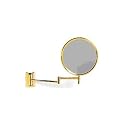 Dual Sided Magnifying Mirror - Brass (Brass) (16"H x 11"W x 2.5"D)