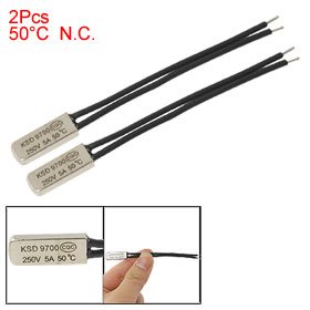 Buy 2 Pcs KSD9700 Bimetal Temperature Control Switch NC 50 Degree Celsius 250V 5A by uxcell now!