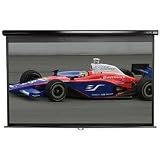  : Elite Screens Manual Pull-Down Projection Screen (135-inch, Matte White Screen, Black Case)
