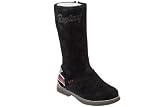 Replay Final Enfants Suede Cuir Union Jack Black Bottes