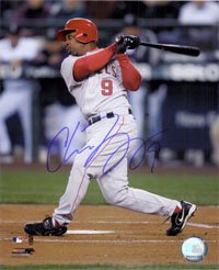 Signed Figgins, Chone (Los Angeles Angels) 8x10 Photo