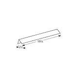 MCM 94161 Stainless Steel Heat Angle, 1-Piece Grate