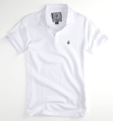 Volcom Solid Polo – White X Med