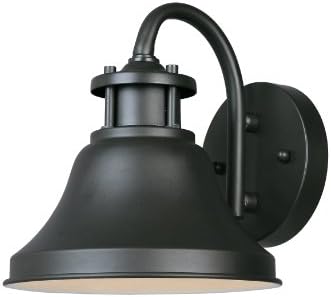 Designers Fountain 31311-BZ Bayport Outdoor Wall Lantern Sconce, 7.75in H, Bronze