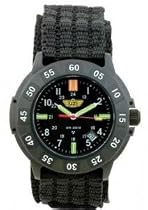 Men's Uzi® Protector Nylon Strap Tritium Watch Black