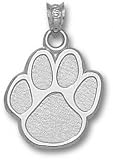 Kentucky Wildcats Solid Sterling Silver Paw 5/8'' Pendant