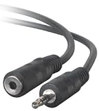 3.5mm Stereo Male to Female Extension Cables 6 ft.