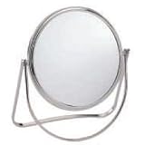Irving Rice 6 1/2 Polished Chrome Travel Mirror #EX191-C