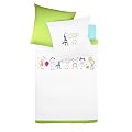 fleuresse 142063 bestickte Perkal-Bettw�sche kids 100x135 cm wei�