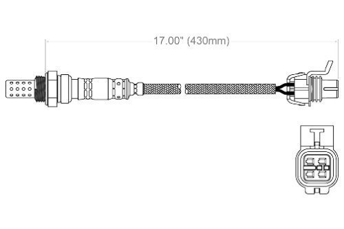 Walker 250-24703 Four Wire Oxygen Sensor