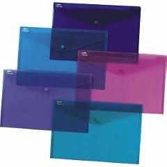 Snopake Dokumententasche Polyfile/12844 A4 Electra sortiert PP Inh.5
