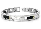 Dolan Bullock ROME Diamond & 18K Gold Titanium Steel Bracelet