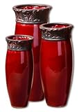 Aldonza Round Vases, Set/3, Uttermost 20355