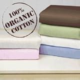 Organic Blue Fitted Sheet