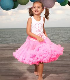neon pink prima pettiskirt