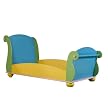 Sunday Funnies Twin Sleigh Bed 100-3/4" x 43-1/8" x 49"H