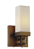 Casa Contemporary Wall Sconce in Deep Bronze