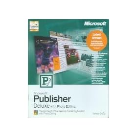 Microsoft Publisher Deluxe with Photo Editing 2002 [Old Version]