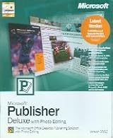 Microsoft Publisher 2002 Deluxe w/Photo Editing