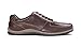 Vionic Mens Branxton Orthotic Lace Up Oxford Sneaker Shoes, Dark Brown, US 9