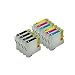 10 St�ck XL Tintenpatronen mit CHIP, kompatibel zu Epson (4x schwarz T711, 2x cyan T712, 2x magenta T713, 2x gelb T714) - passend f�r Epson Stylus D120, D120 Network Edition, D78, D92, DX4000, DX4050, DX4400, DX5000, DX6000, DX6050, DX7000F, DX7400, DX7450, DX8400, DX8450, DX9400F, DX9400F Wifi-Edition, Office B40W, BX300F, BX600FW, BX610FW, S20, S21, SX100, SX105, SX110, SX115, SX200, SX205, SX210, SX215, SX218, SX400, SX400 WiFi, SX405, SX405 WiFi, SX410, SX415, SX510W, SX515W, SX600FW, SX610FW