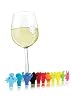 Vacu Vin Glass Markers Party People Set Of 12 from Vacu Vin