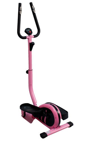 J Fit Hope Series EL900 Pink Mini Elliptical Trainer with Handles