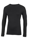F1 Long Sleeve Base Layer Thermal Unisex Top Medium Black
