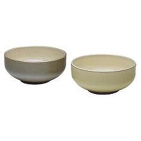 Denby Fire Cream Yellow Soup Cereal Bowls, Set of 4 by Denby