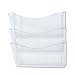 Unbreakable 3-Pocket Wall File, Letter Size, Clear, 3 Pockets/Box RUB65976
