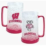 Wisconsin Badgers 16oz Beer Freezer Mug
