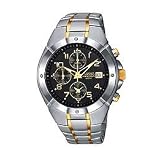 Pulsar Mens Chronograph Two-Tone Watch #PF8188 by Pulsar