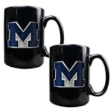 Michigan Wolverines NCAA 2pc Coffee Mug Set