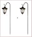 2X SOLAR LED SOLARLAMPE LAMPE SOLARLEUCHTE LATERNE NEU