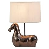 Vietri Modern Collection Metallic Horse Lamp
