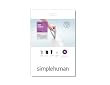 simplehuman Custom Fit Trash Can Liner K, 38 Liters / 10 Gallons, 20-Count (Pack of 2)