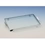 9.6" x 6.1" Box Crystal Tray Finish: Gold