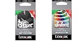Lexmark 36XL + 37XL ( 18C2170 + 18C2180) Black/Color Combo