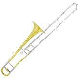 Cecilio 2Series TB - 282 Gold Lacquer with Nickel Slide B Flat Tenor Trombone - B00247NG9Y