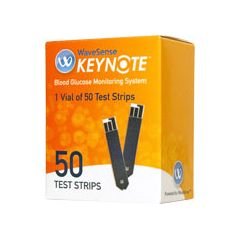 HealthPersonalCare: AgaMatrix WaveSense KeyNote Glucose Test Strips   2 boxes of 50   Box of 50